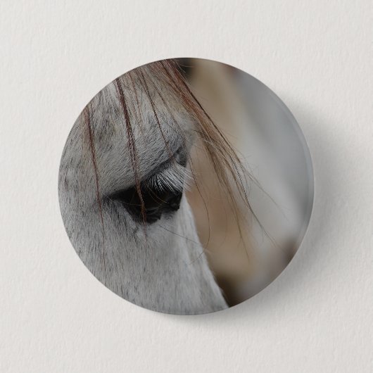 Gray Horse Eye Ronde Button 5,7 Cm (Voorkant)