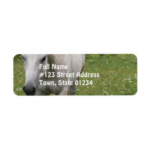 Gray Horse Mailing Labels