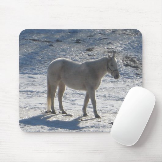 Gray Horse Mousepad Muismat (Met muis)