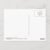 Gray Horse Post Card Briefkaart (Achterkant)