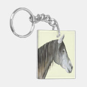 Gray Horse Sleutelhanger (Voorkant Links)