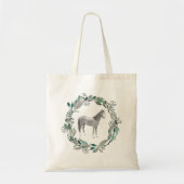 Gray Horse Tote Bag (Voorkant)