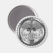 Gray Hospice Nurse magnet (Voorkant / Achterkant)