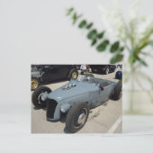 Gray Hot Rod Briefkaart (Staand voorkant)