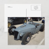 Gray Hot Rod Briefkaart (Voorkant / Achterkant)