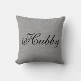 Gray Hubby de heer Pillow Kussen