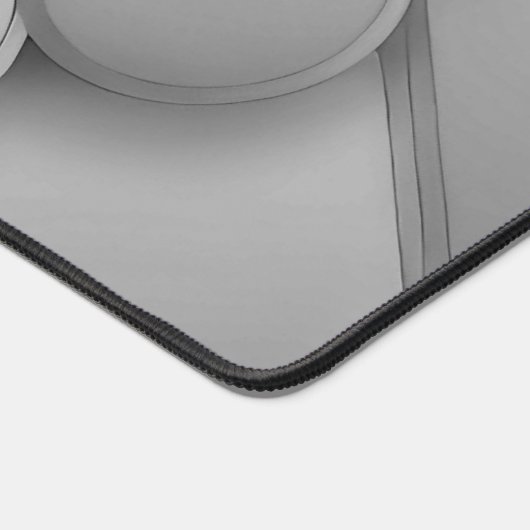 Gray Hues Modern Art Bureaumat (Hoek)