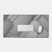 Gray Hues Modern Art Bureaumat (Keyboard & Muis)