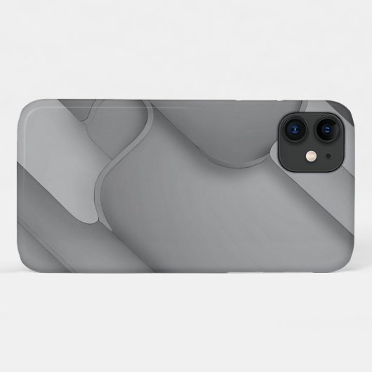 Gray Hues Modern Art Case-Mate iPhone Case (Achterkant (horizontaal))