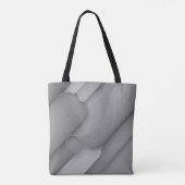 Gray Hues Modern Art Tote Bag (Achterkant)