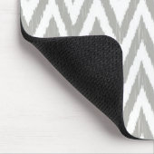 Gray Ikat Chevron Muismat (Hoek)