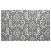 Gray Ikat Paisley Large Scale Stof (Fat Quarter)