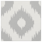 Gray Ikat Pattern Stof (Close Up)