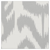 Gray Ikat Pattern Stof (Close Up)