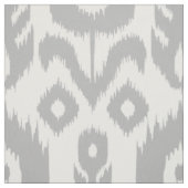Gray Ikat Pattern Stof (Swatch)