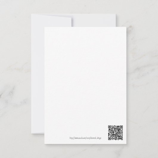 Gray Jay Bedankkaart (Achterkant)