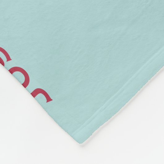 Gray Kingbird and Bijble Verse Fleece Deken (Hoek)