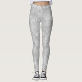 Gray Lace Leggings (Voorkant)
