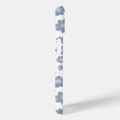 Gray & Lavender Floral Pattern Case-Mate iPhone Case (Achterkant / Rechts)