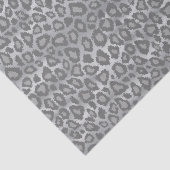 Gray Leopard Animal Print Tissuepapier (Detail)