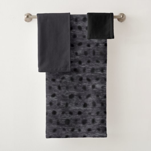 Gray Leopard Bad Handdoek (Insitu)
