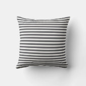 Gray Lijst Monogram Letter Stripes Cushion Kussen (Achterkant)