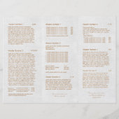 Gray Linen Hair Salon Spa TriFold Brochure (Achterkant)