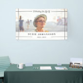 Gray Lines Foto van het leven Spandoek (Beurs)