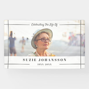 Gray Lines Foto van het leven Spandoek