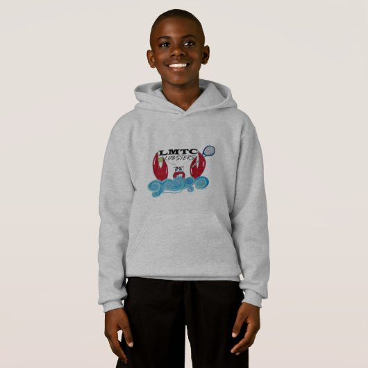 Gray Lobster Hoodie (Voorkant volledig)