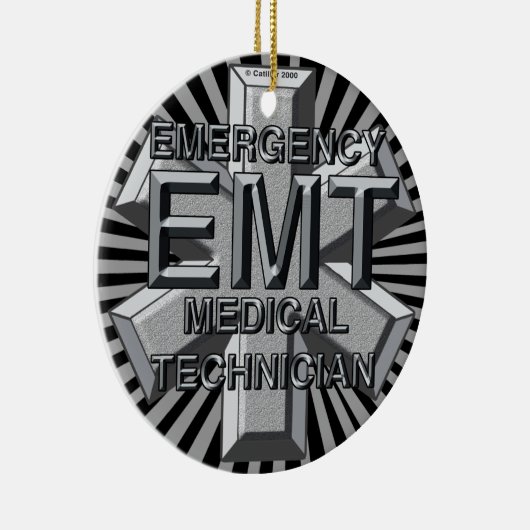Gray Logo EMT-Ornament Keramisch Ornament (Rechts)