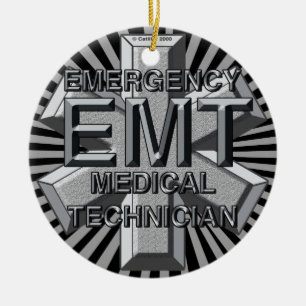 Gray Logo EMT-Ornament Keramisch Ornament