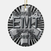Gray Logo EMT-Ornament Keramisch Ornament (Links)
