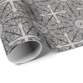 Gray Mandala Cadeaupapier (Rol Hoek)