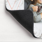 Gray Marble 5 Photo Collage - Levendig leven met j Muismat (Hoek)