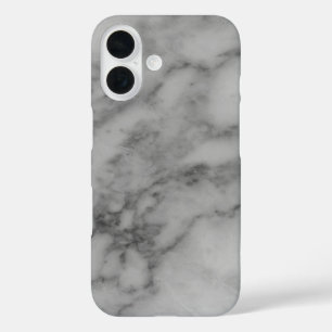 Gray Marble iPhone 16 Hoesje