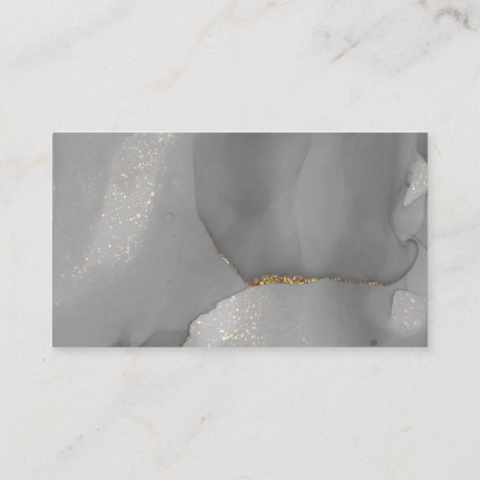 Gray Marble Cross Church Pastor of Deacon Visitekaartje (Achterkant)