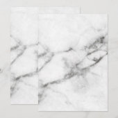 Gray Marble Flat Kaart (Voorkant / Achterkant)