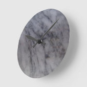 Gray Marble Ronde Klok (Hoek)