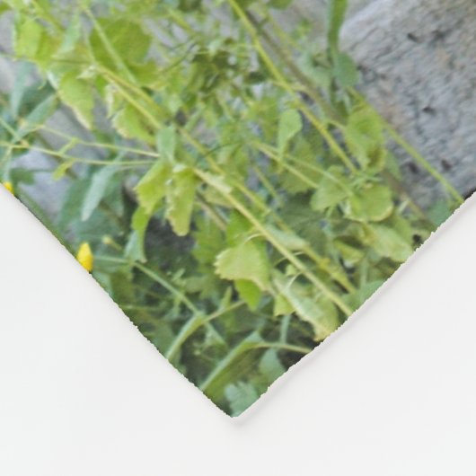 Gray Mare en Barn Horses Fleece Deken (Hoek)