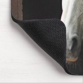 Gray Mare Horse Animals Mousepad Muismat (Hoek)