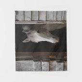 Gray Mare Horse Animals Wandkleed (Voorkant)