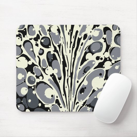 Gray Marloged Mousepad Muismat (Met muis)