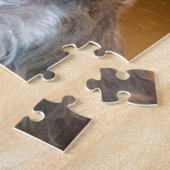 Gray Miniature Schnauzer Legpuzzel (Zijkant)