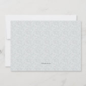 Gray Mist Bereavement Hartelijk dank Notitiekaartje (Achterkant)