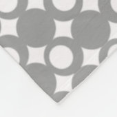 Gray Mod Ball Design @ Emporio Moffa Fleece Deken (Hoek)