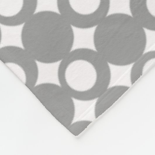 Gray Mod Ball Design @ Emporio Moffa Fleece Deken (Hoek)