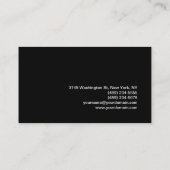 Gray Monogram Consultant Visitekaartje (Achterkant)