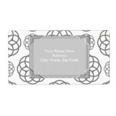 Gray Monogram Labels (Voorkant)