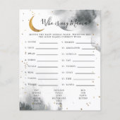 Gray Moon, mijn Baby shower-spel (Voorkant)